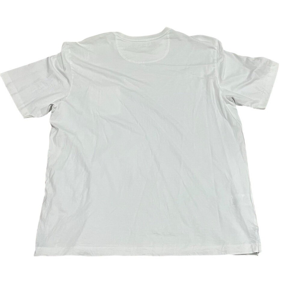 Tommy Bahama T-Shirt Mens Size L White Crew Neck Short Sleeve Pocket Tee - Picture 8 of 8